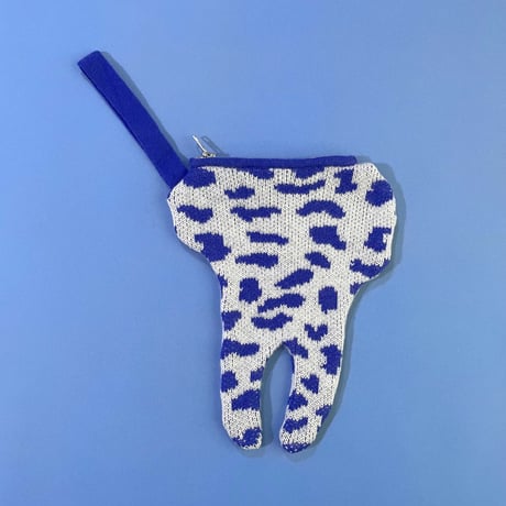 LIGNE NOIRE E. _ TOOTH BAG (SHOCK BLUE/ORANGE)