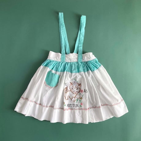 cat skirt&blouse set