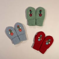 RKO_Mittens (GREY/GREEN/RED) / 1-2,3-4,5-6years