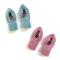 RKO_Mittens (PINK/SKY) / 1-2years