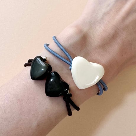 sumie_Heart Button Bracelet ♡