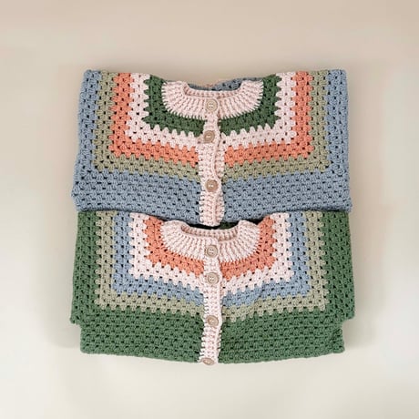 RKO_Cardigan (Grey,Green) / 5-6years