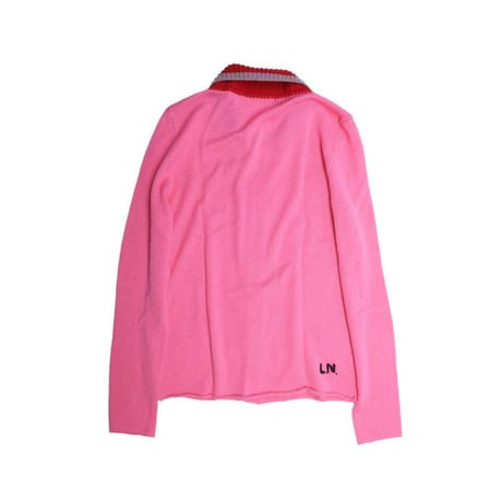 LIGNE NOIRE E._SHIRT (PINK,DARK GREEN) / 6years・120cm