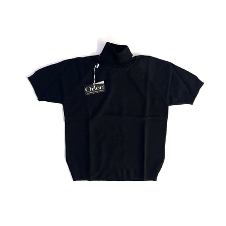 70s turtle neck knitting tops (dead stock) _BLUE / 6years
