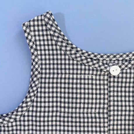 OXOX CLUB_SLEEVELESS CHECK TOP / 86-92,98-104,110-116cm