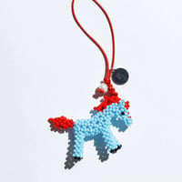 Mikita Kunitsky_Horse Key-Ring (Blue)