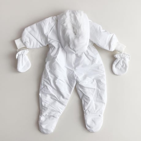 70s bear snowsuit (dead stock) _White / 3month