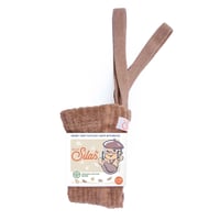 SILLY Silas Granny Teddy Warmy Footless Collection_Light Brown