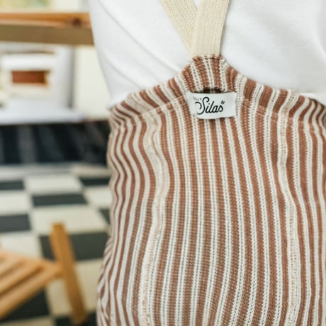 SILLY Silas Footless Collection_Granola×Cream Striped