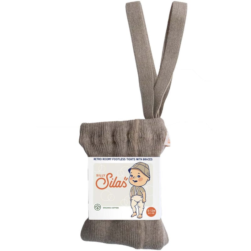 SILLY Silas Roomy Footless Collection_Peanut Bl