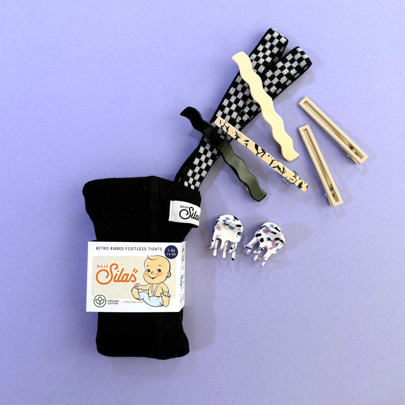 SILLY Silas Footless Collection_Classic Black C