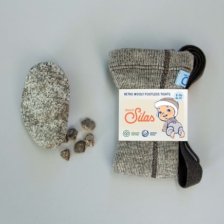 SILLY Silas Wooly Warmy Footless Collection_Granite Grey