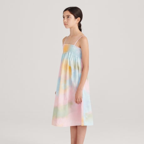 TRUE ARTIST_Iridescent Clouds Dress / 4-5,6-7years