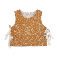 THE LiTTLE POETS_Louise Reversible Vest (Caramel)  / 3-4years