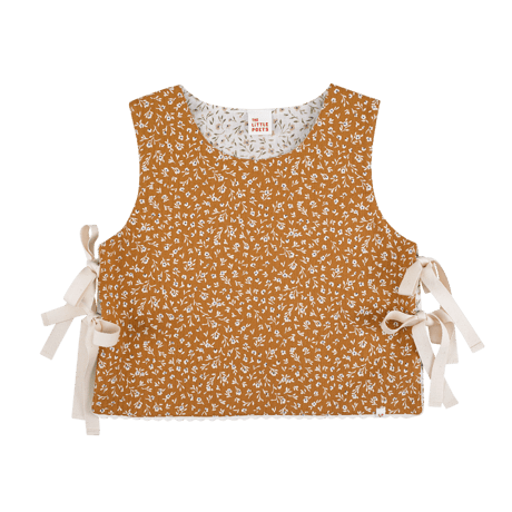 THE LiTTLE POETS_Louise Reversible Vest (Caramel)  / 3-4years