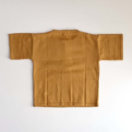 Vild-House of Little_KIMONO SHIRT (ARCHIPELAGO BLUE/DARK OCHRE) / 3-4,4-5,5-6years