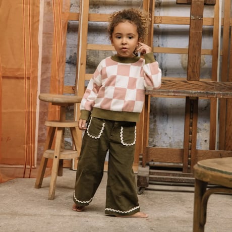 BALC_Pants (SAUGE&ORANGE) / 6years