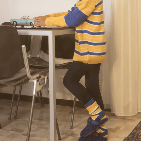 LIGNE NOIRE E._LEGGING(BLUE NIGHT) / 4years(110cm)