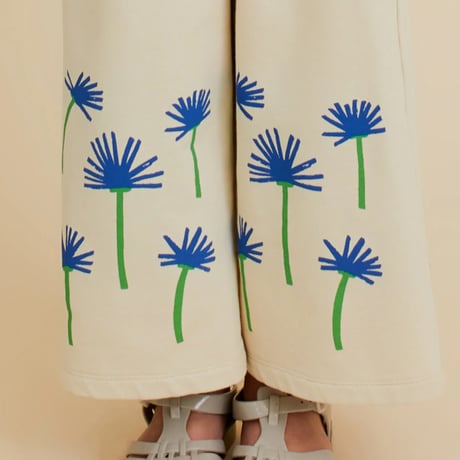 OXOX CLUB_CORNFLOWER WIDE-LEG PANTS / 86-92,98-104,110-116cm