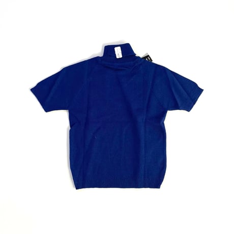 70s turtle neck knitting tops (dead stock) _BLUE / 6years