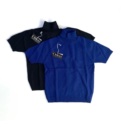 70s turtle neck knitting tops (dead stock) _BLUE / 6years