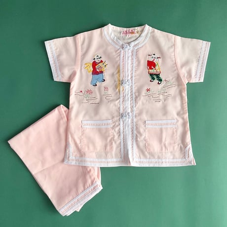 china tops&pants outfit (dead stock) / 4years