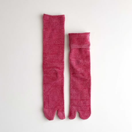 2e CHESTS×MARCOMONDE_MOLE FUR TABI socks (L.Beige,Greige)