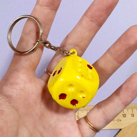 yellow key chain