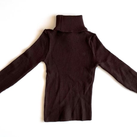 70s knitting turtle tops (dead stock)  / 66-71cm