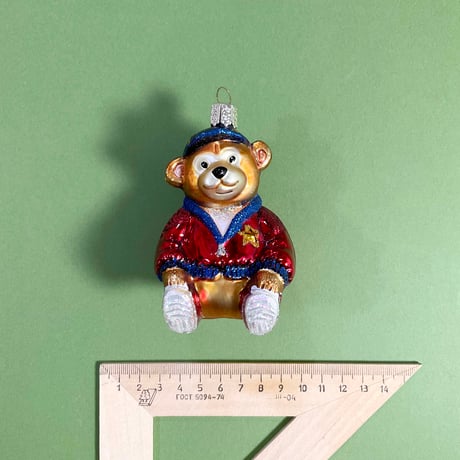 soviet bear ornament