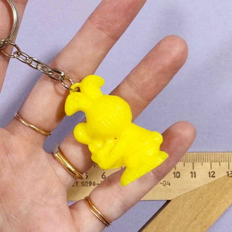 yellow key chain