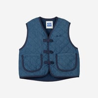 OXOX CLUB_QUILTED DENIM VEST / 86-92,98-104,110-116cm