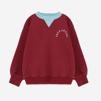 TRUE ARTIST_Sweatshirt (Burgundy Red) / 6-7years