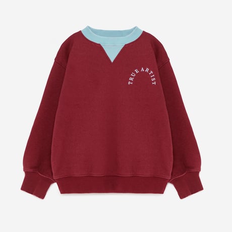 TRUE ARTIST_Sweatshirt (Burgundy Red) / 6-7years