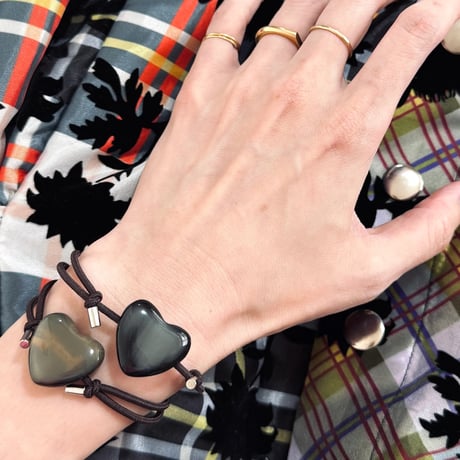 sumie_Heart Button Bracelet ♡
