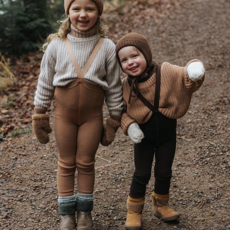 SILLY Silas Wooly Warmy Footless Collection_Espresso