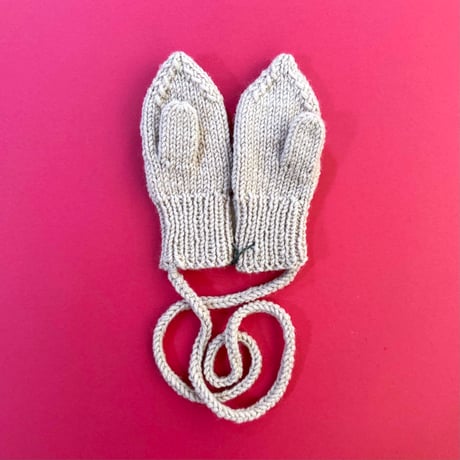RKO_Cherry Mittens (NAVY) / 5-6years