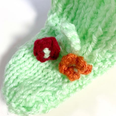 knitting hat&booties set