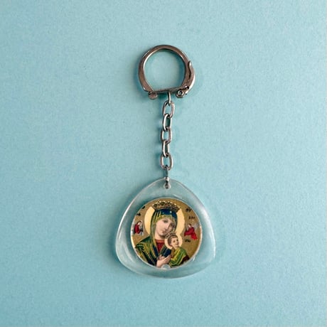 the Virgin Mary key chain