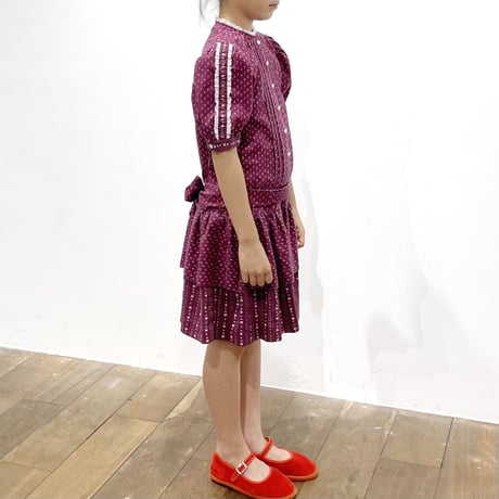70s flower handmade dress
