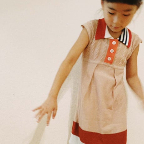 LIGNE NOIRE ENFANTS_ LITTLE DRESS (Vintage Pink) / 6years