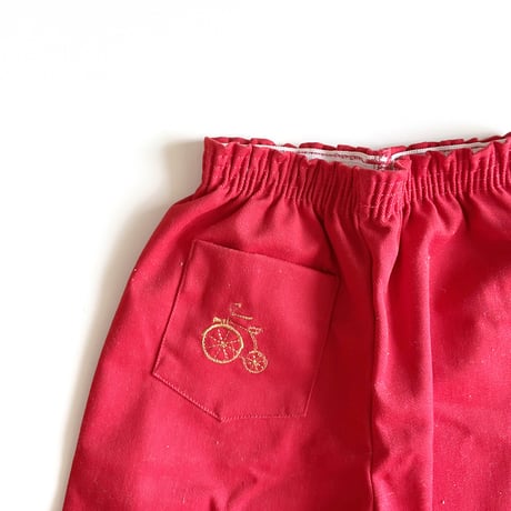 bicycle embroidery pants / 24months