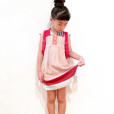 LIGNE NOIRE ENFANTS_ LITTLE DRESS (Vintage Pink) / 6years