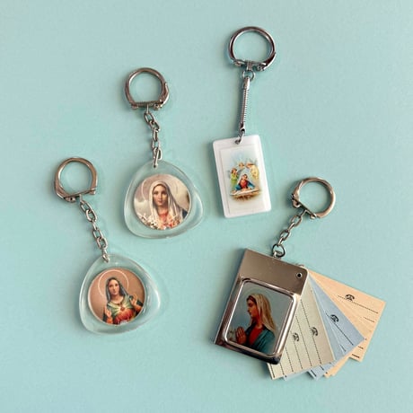 the Virgin Mary key chain