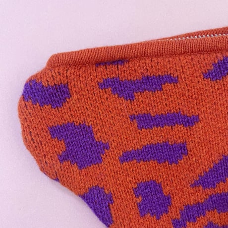LIGNE NOIRE E. _ TOOTH BAG (SHOCK BLUE/ORANGE)