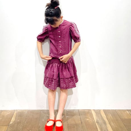 70s flower handmade dress
