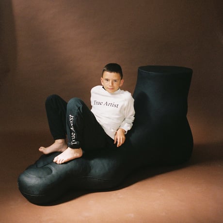 TRUE ARTIST_Sweatpants (Peat Black,Verdant Green) / 4-5,6-7years