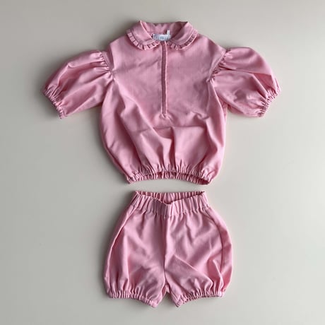 Eshvikids_LINEN SET (GREY/PINK) / 18-24months,3,4years
