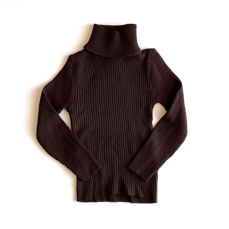 70s knitting turtle tops (dead stock)  / 66-71cm