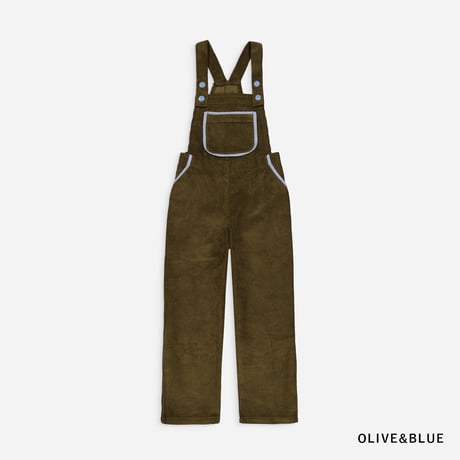 BALC_Salopette (OLIVE&BLUE) / 3,4,6years